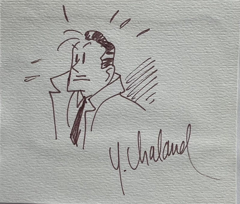 Bob Fish par Yves Chaland - Dédicace