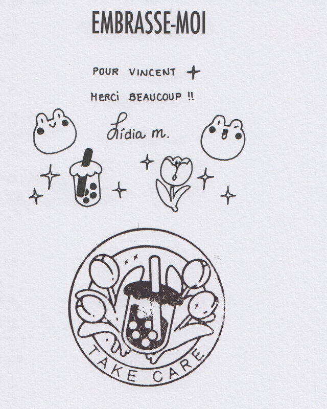Embrasse Moi par Lidia Mathez - Dédicace