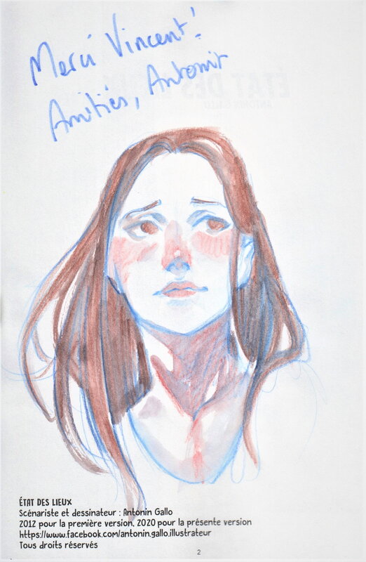 Etat des lieux par Antonin Gallo - Dédicace