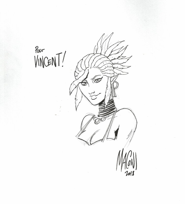 Elfes - LEMERCIER par Gianluca Maconi - Dédicace