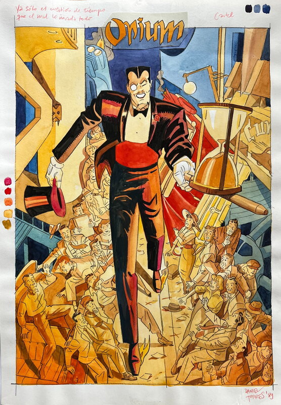 Opium par Daniel Torres - Planche originale