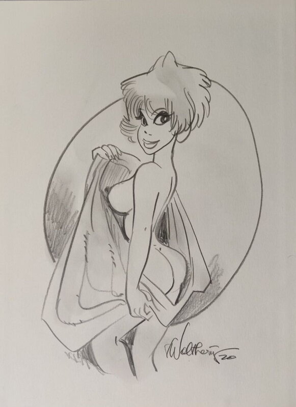 Natacha - Natasja by François Walthéry - Original Illustration