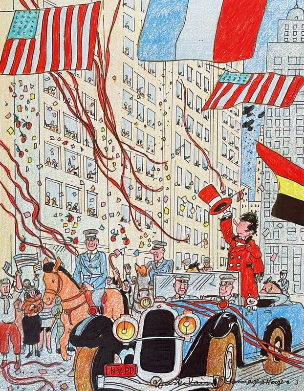 Marc Wasterlain, Docteur Poche - Dr. Zwitser - Illustration originale