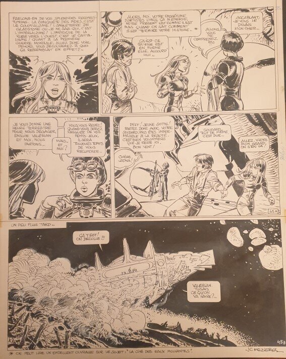 Jean-Claude Mézières, Pierre Christin, Sur les terres truquées - Comic Strip