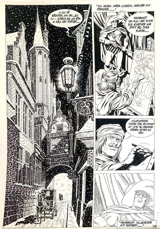 Jean-Yves Mitton, Donne Avenell, Le Fantôme du Bengale - Mort à Bruges - Comic Strip