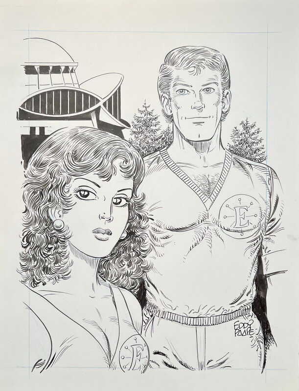 Luc Oriënt by Eddy Paape - Original Illustration