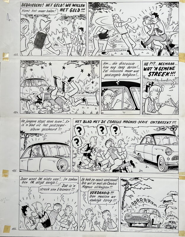 Pom, Piet Pienter en Bert Bibber - Comic Strip