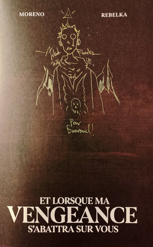 Jakub Rebelka, Et lorsque ma vengeance s'abattra sur vous 2026Jan29 - Dédicace