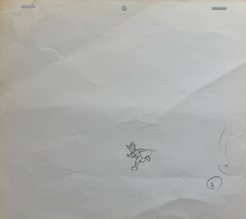 Rémi sans famille par Osamu Dezaki - Planche originale