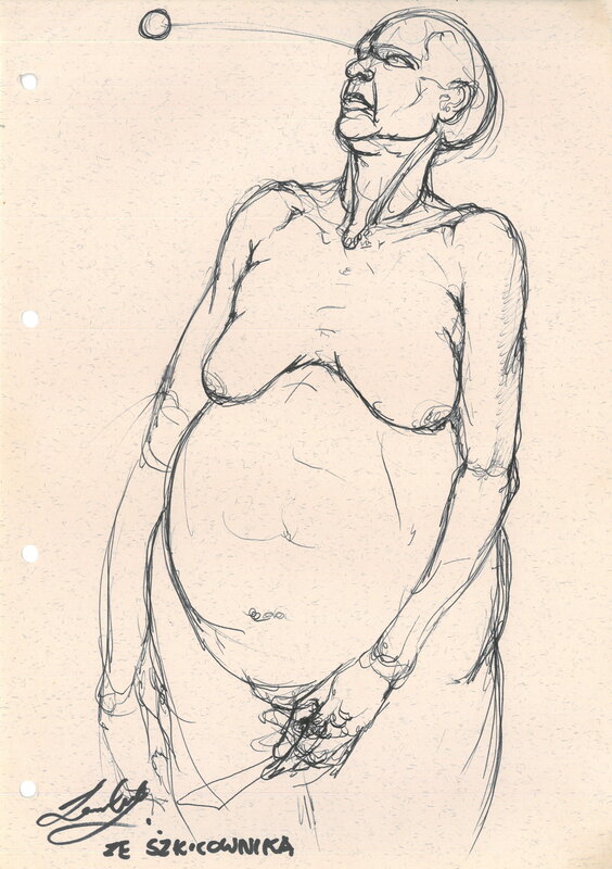 Dariusz Zawadzki, Tiré du carnet de croquis - Dédicace