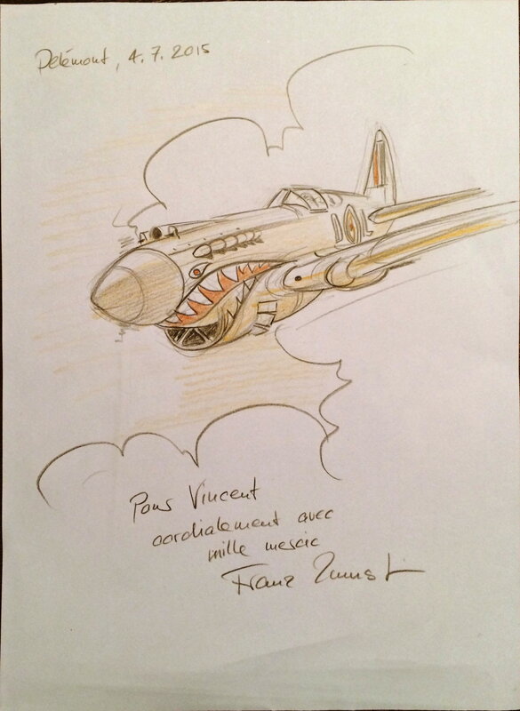 Faucon du Désert by Franz Zumstein - Sketch