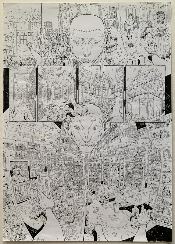 Bioripple par Nir Levie - Planche originale