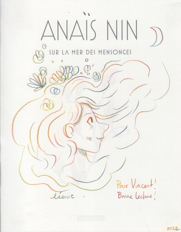 Anais Nin by Léonie Bischoff - Sketch