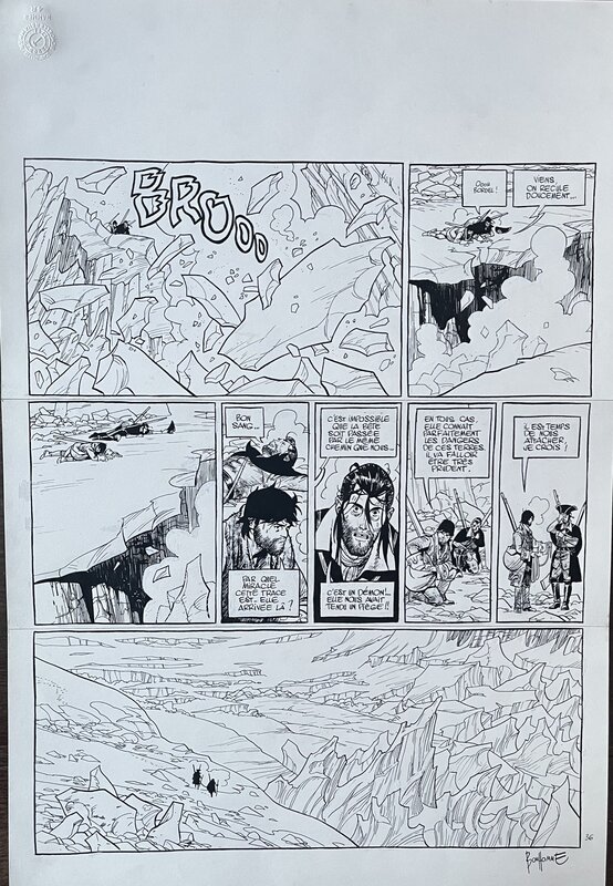 Le Marquis d'Anaon par Matthieu Bonhomme, Fabien Vehlmann - Planche originale