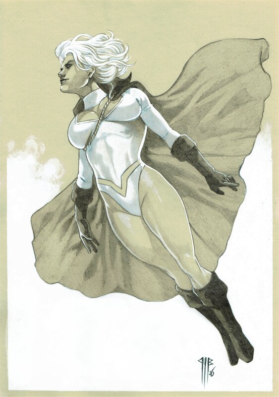 En vente - Power girl par Philippe Bringel - Planche originale
