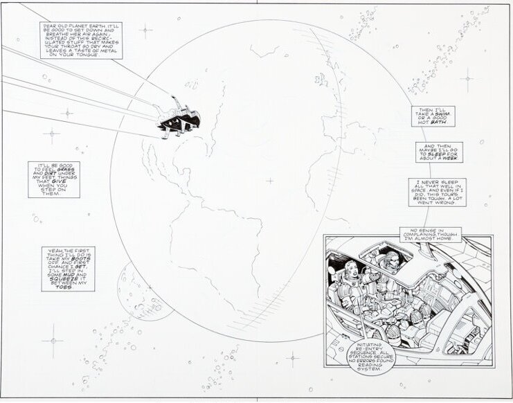 Dave Gibbons, Frank Miller, Martha Washington Saves The World #3 - Planche originale