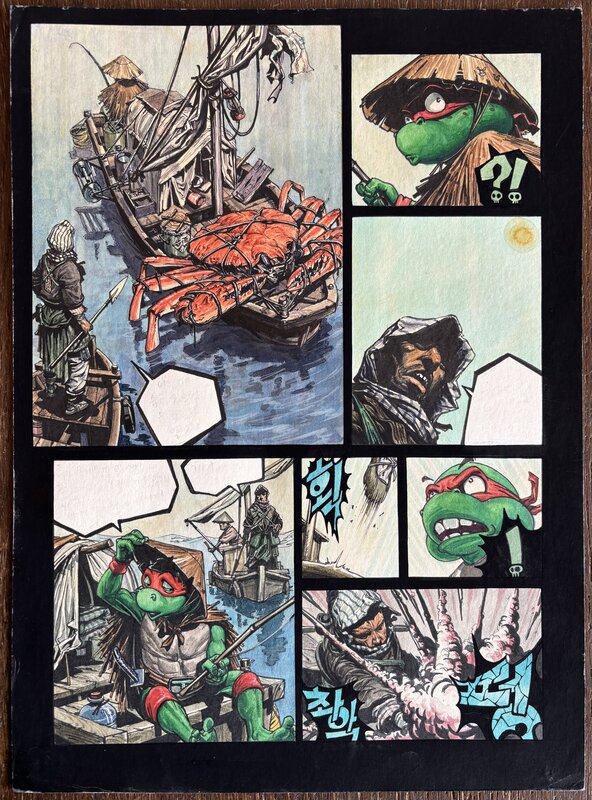 Kim Jung Gi, Teenage Ninja Mutant Turtles - Planche originale