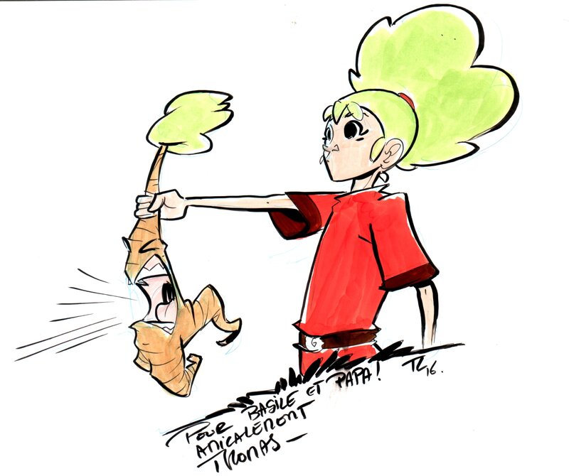 Alienore Mandragore par Thomas Labourot - Dédicace