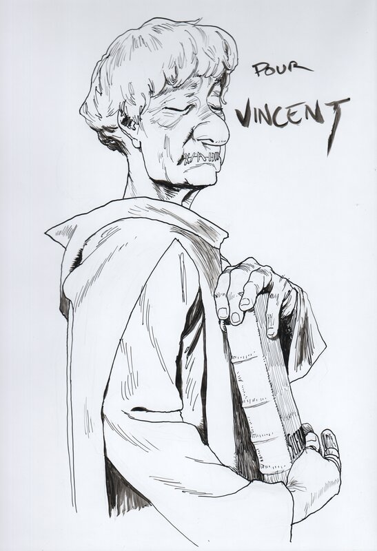 Le moine mort by Scietronc - Sketch