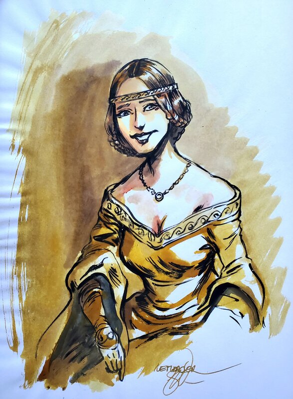 Gwendal Lemercier, HISTOIRE DE LA BRETAGNE - BREIZH    T5 LA GUERRE DES DEUX JEANNE - Dédicace