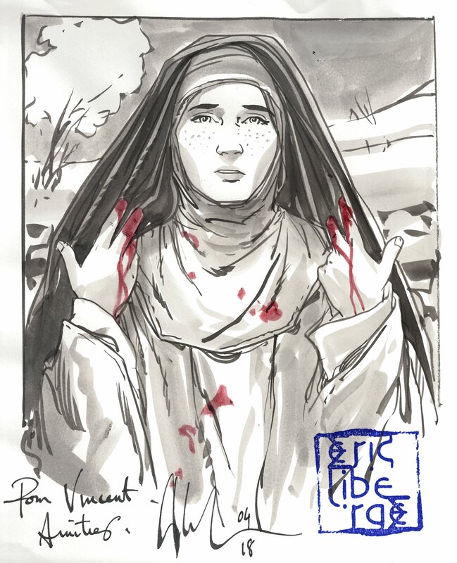 Le Suaire par Eric Liberge - Dédicace