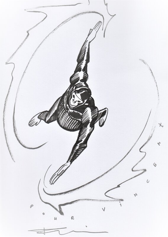 Aama par Frederik Peeters - Dédicace