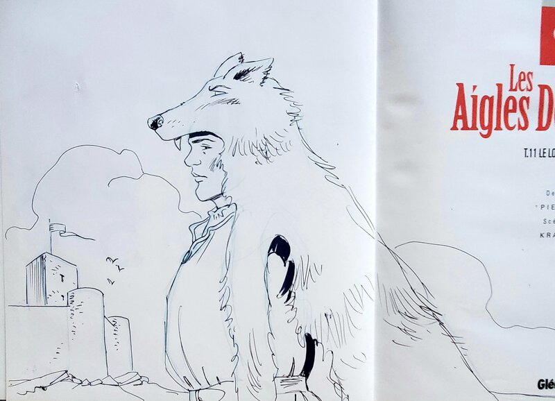 Michel Pierret, Jean-Charles Kraehn, LES AIGLES DECAPITES    T11 LE LOUP DE CUZION - Sketch
