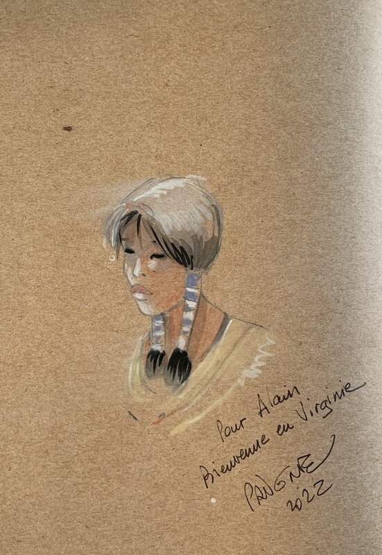 Pocahontas by Patrick Prugne - Sketch