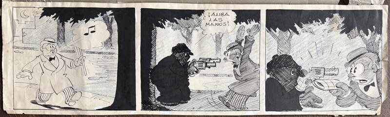 Don Fermin strip par Dante Quinterno - Planche originale