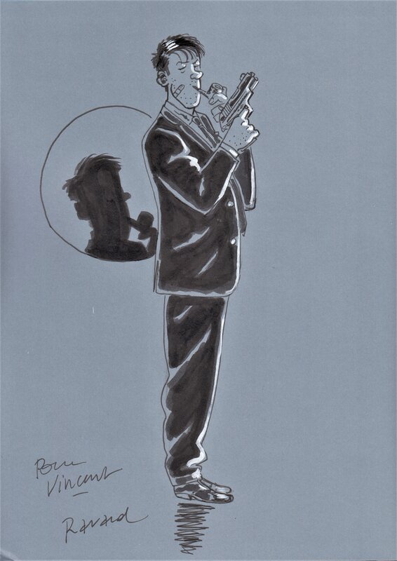 Nestor Burma by François Ravard - Sketch