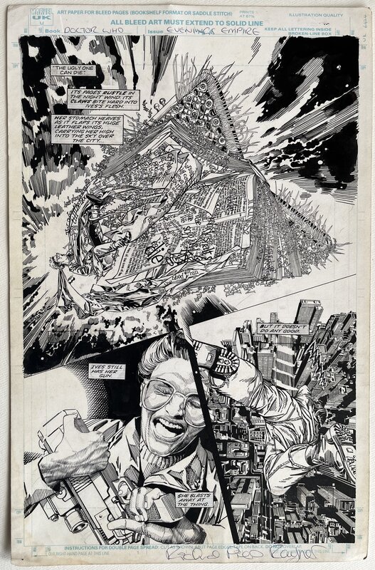 Dr. Who par Richard Piers Rayner - Œuvre originale