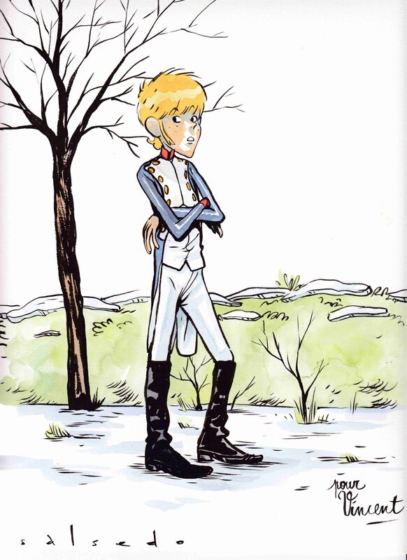 Les trois Grognards par Frédérik Salsedo - Dédicace