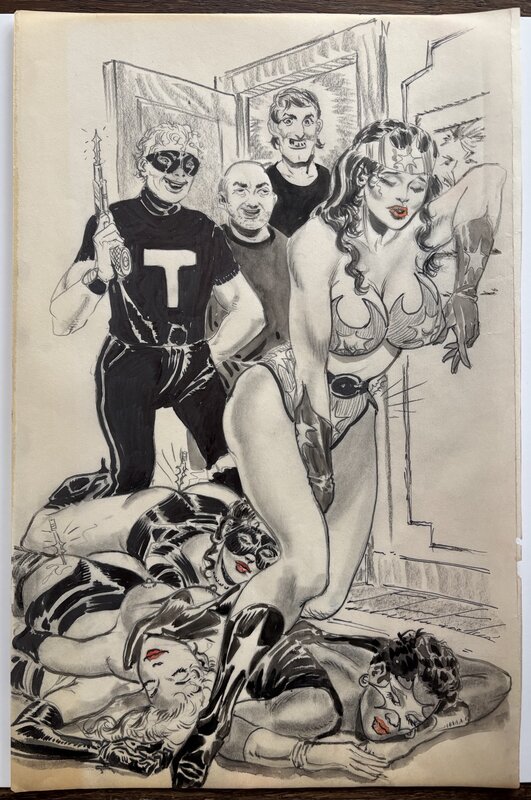 Blunder Broad par Eric Stanton - Illustration originale