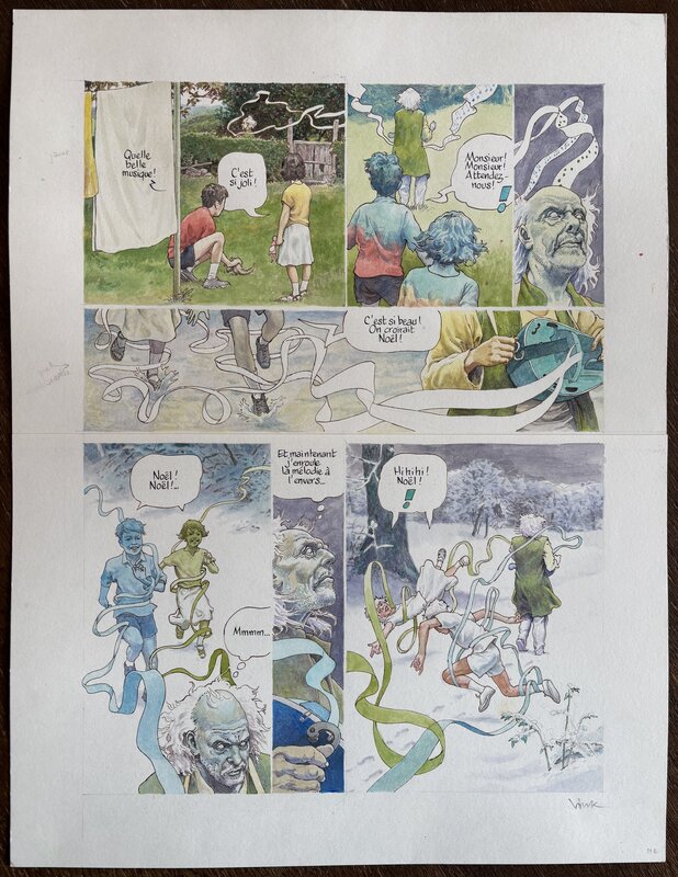 Le Temps Perdu par Vink - Planche originale