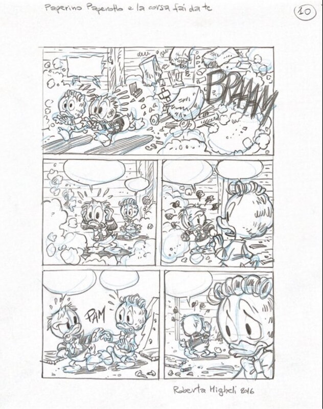 Roberta Migheli, Donald Junior - Page 10 - Fête ou défaite ? - Œuvre originale