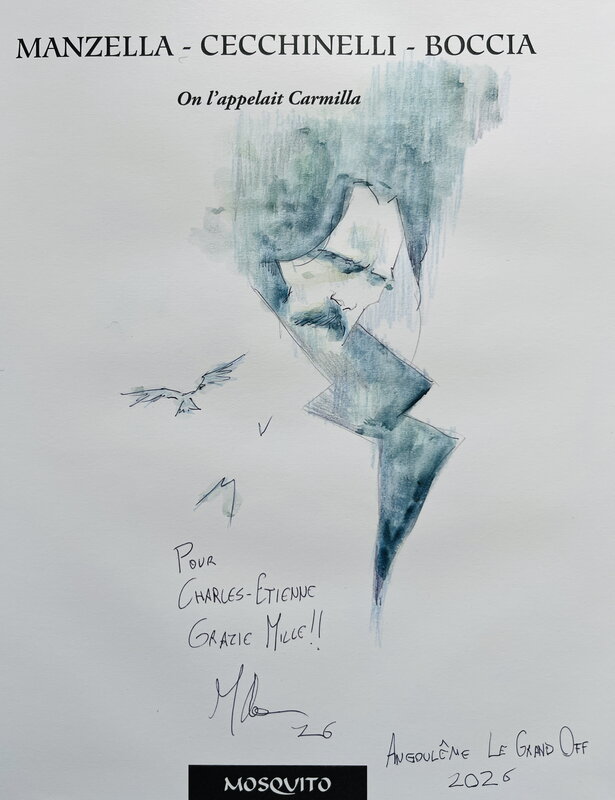 Alessandro Manzella, On l’appelait Carmilla - Dédicace