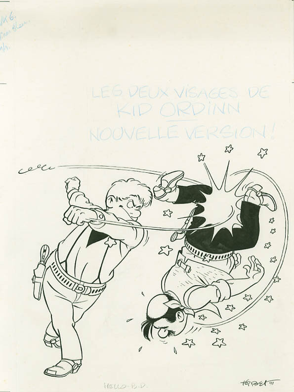 Chick Bill par Tibet - Couverture originale