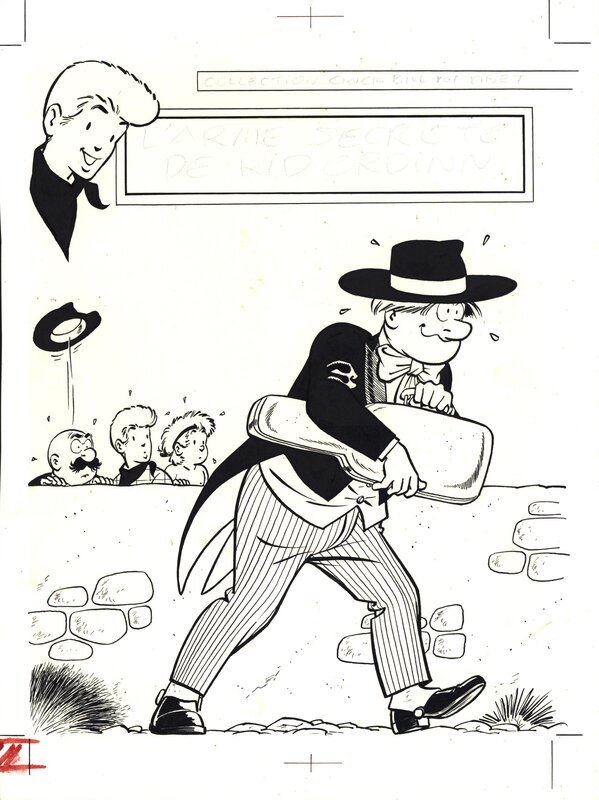 En vente - Tibet : Chick Bill tome 30 couverture - Couverture originale