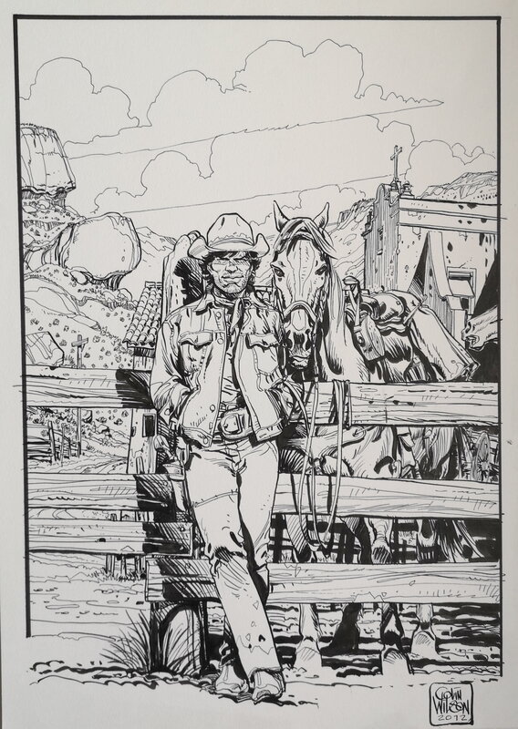 Blueberry par Colin Wilson - Illustration originale