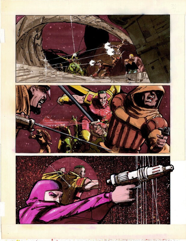 Empire, planche 34 par Howard Chaykin, Samuel Delany - Planche originale