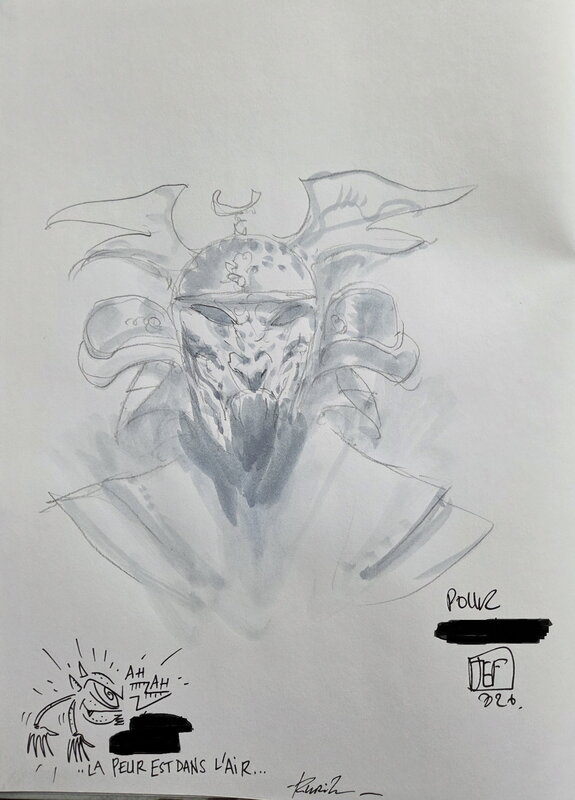 Neige de Sang par Jef, Rurrik Sallé, Eric Corbeyran - Dédicace