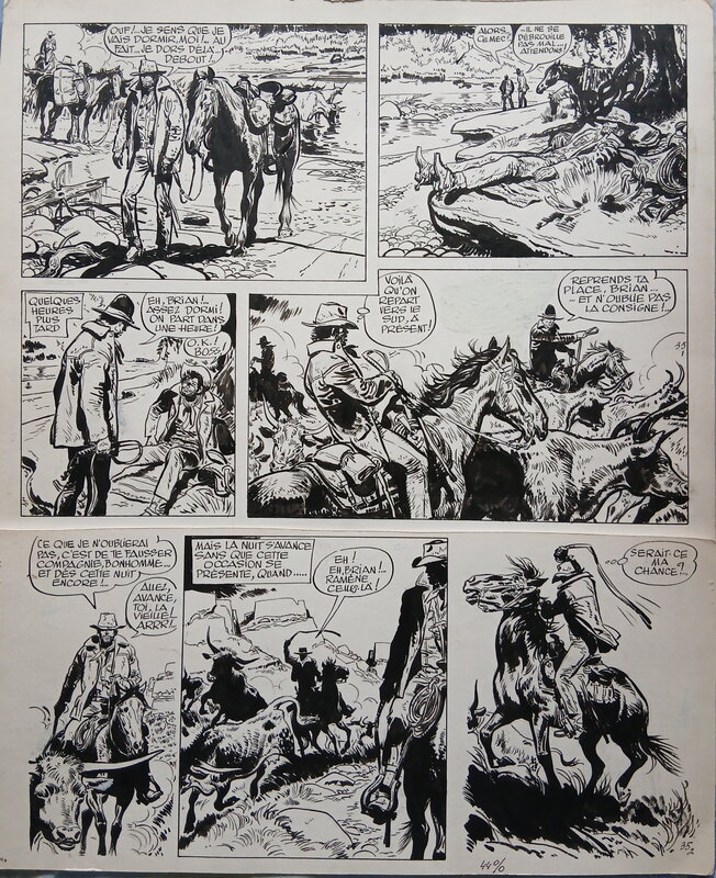 Jijé, Jerry Spring - La fille du Canyon - Comic Strip