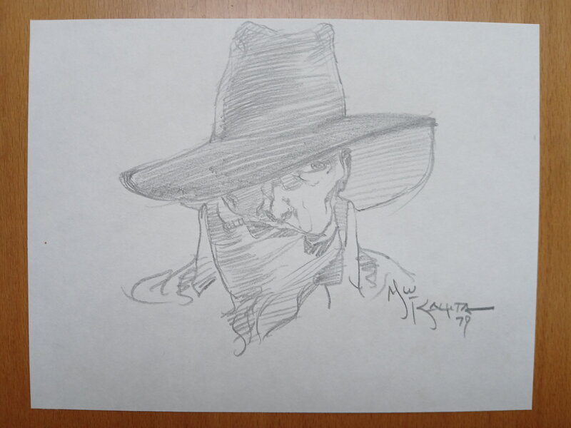Mike Kaluta, The Shadow, convention sketch - Original Illustration