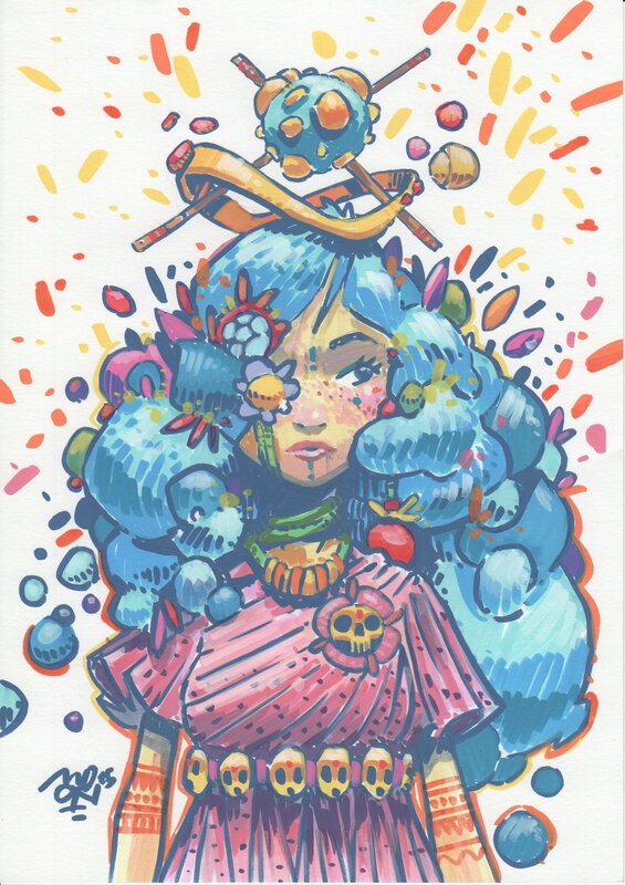 Moon - Illustration originale