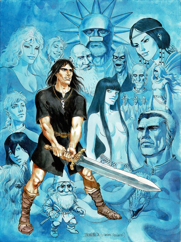 En vente - Pierre Taranzano, Thorgal, l'homme des étoiles - Illustration originale