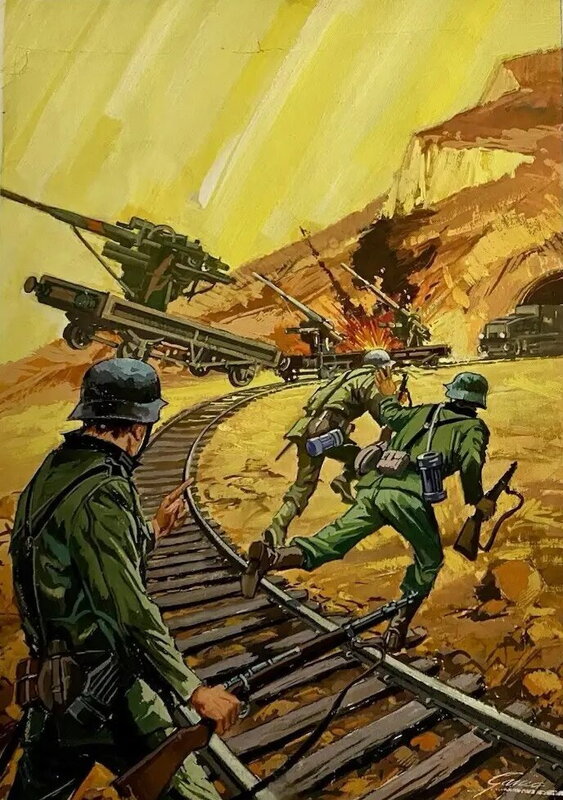 unknown, Couverture du numéro 77 de Téméraire (Artima) - Original Cover