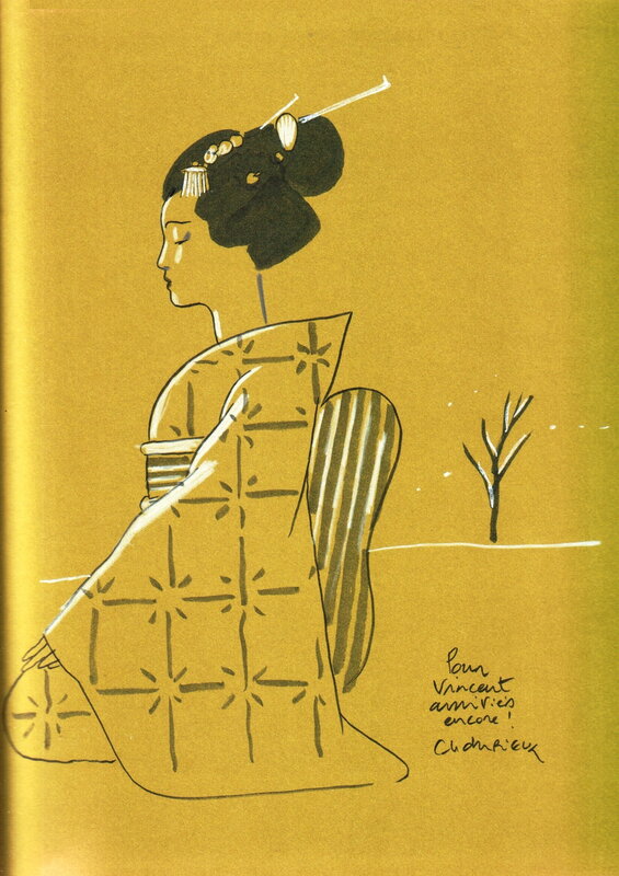 Geisha par Christian Durieux - Dédicace