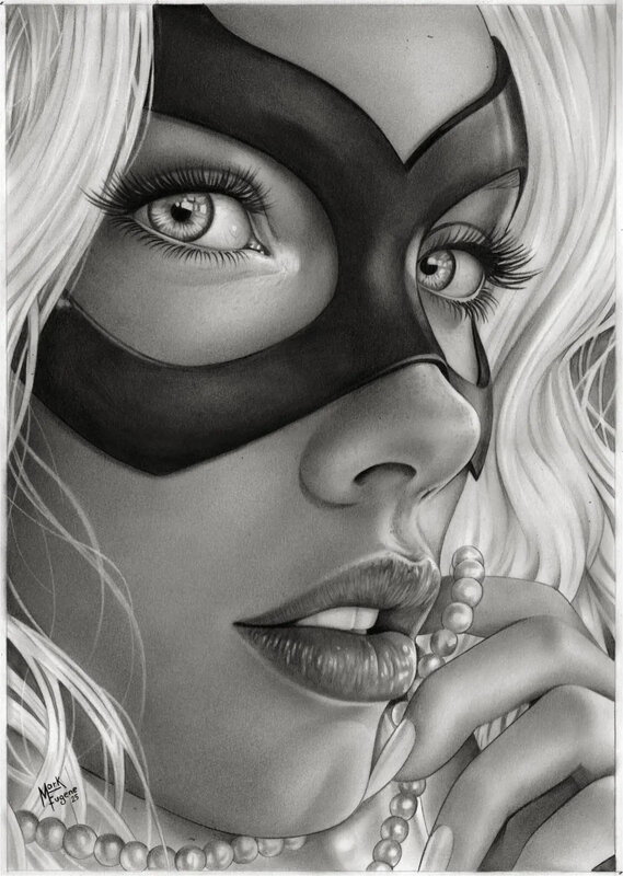 Black Cat by Mark Eugene - Original Illustration
