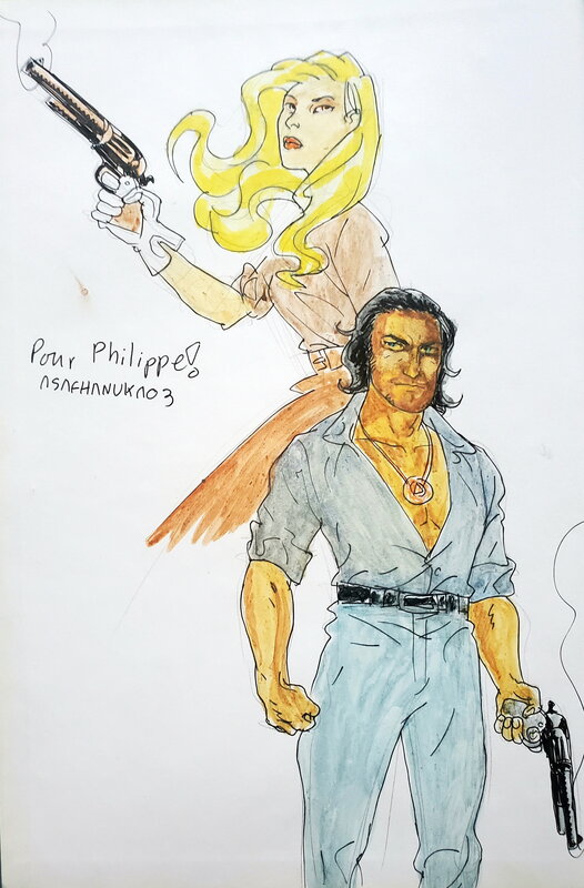 Asaf Hanuka, LA LEGENDE DE CASSIDY   T1  100 TUEURS DANS LA PLAINE - Dédicace