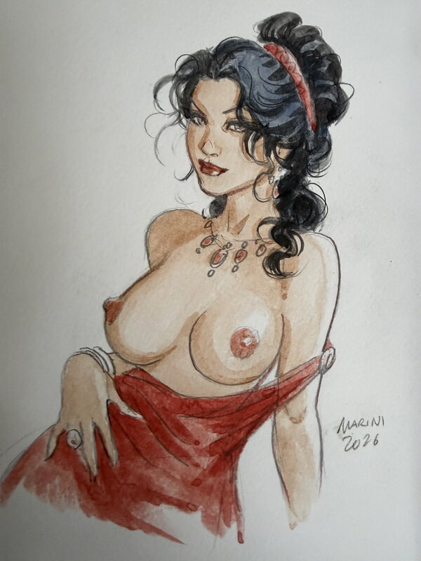 Les Aigles de Rome par Enrico Marini - Illustration originale